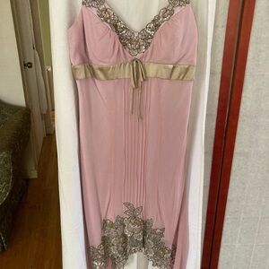 Beautiful dress. Worn only once. Was purchased at Bloomingdale's.